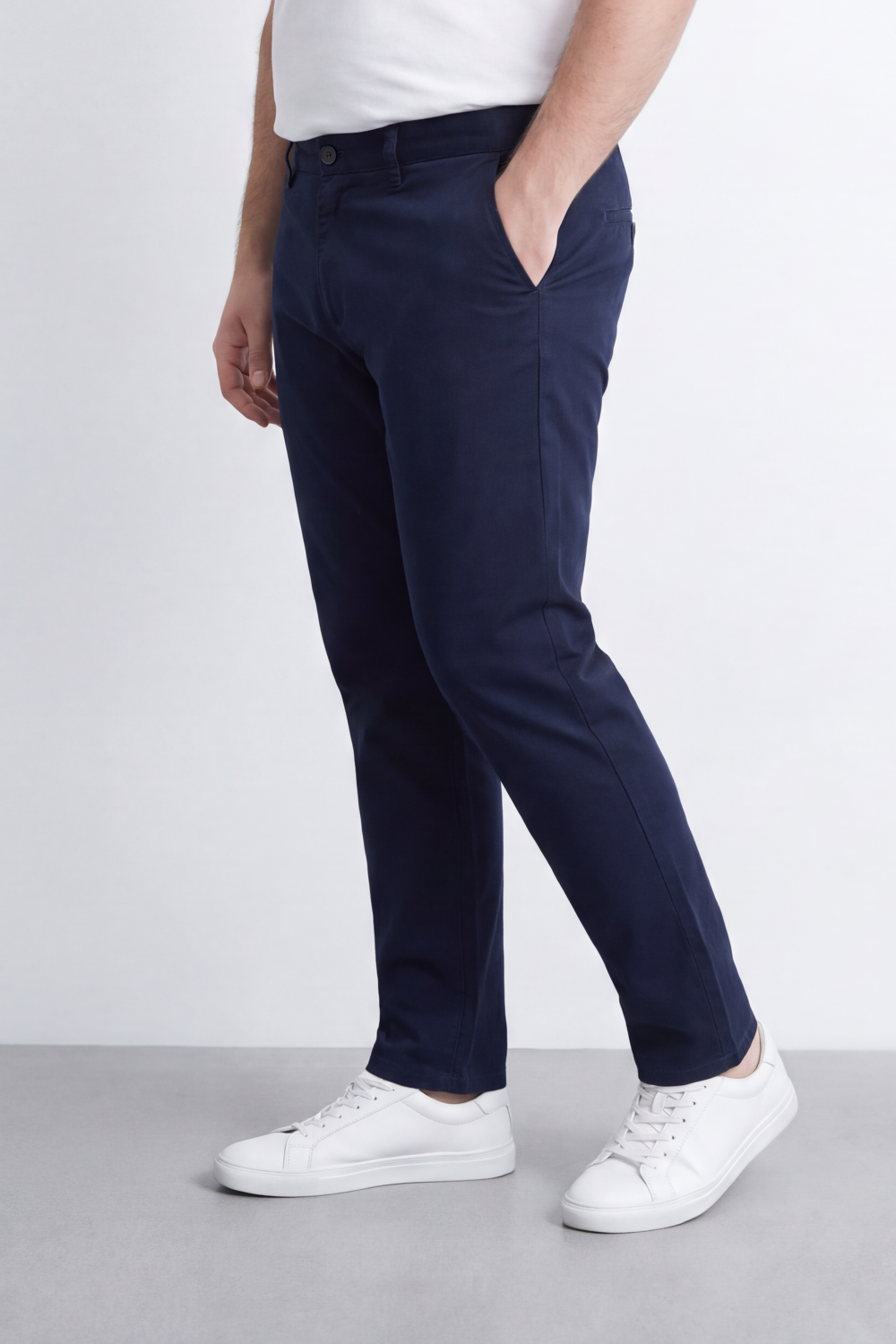 Men's Tomato Store Gabarden Pants Clean Tailored Waist Side Pocket Detail Big Size