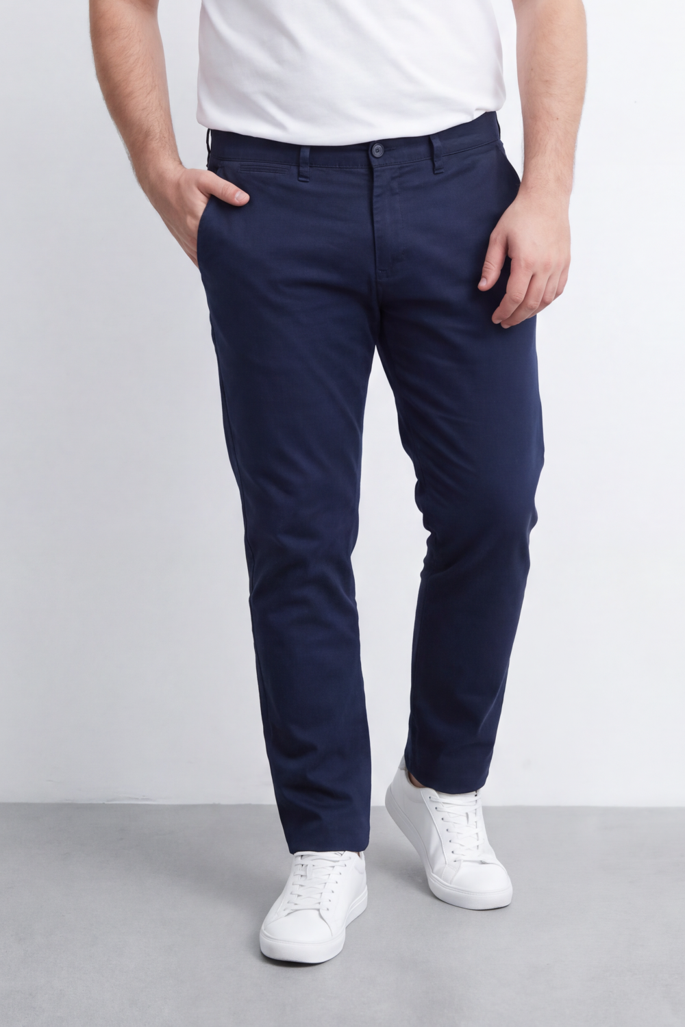 Men's Tomato Store Gabarden Pants Clean Tailored Waist Side Pocket Detail Big Size