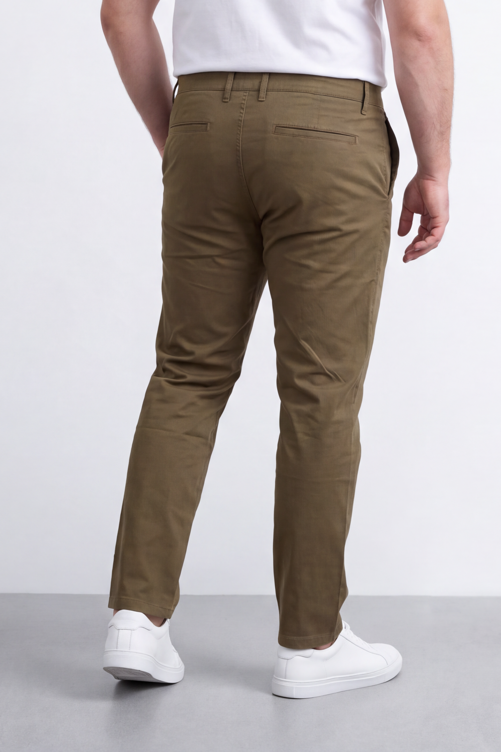 Men's Tomato Store Gabarden Pants Clean Tailored Waist Side Pocket Detail Big Size