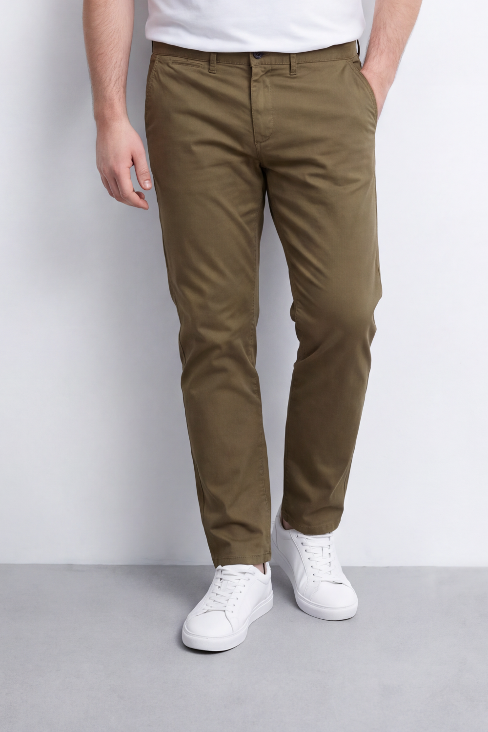 Men's Tomato Store Gabarden Pants Clean Tailored Waist Side Pocket Detail Big Size