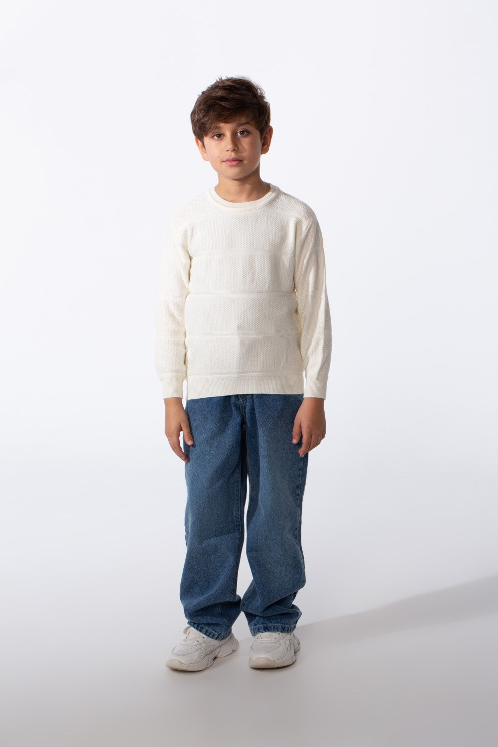 Boy's Soft Knit Everyday Slim Fit Sweater Pullover
