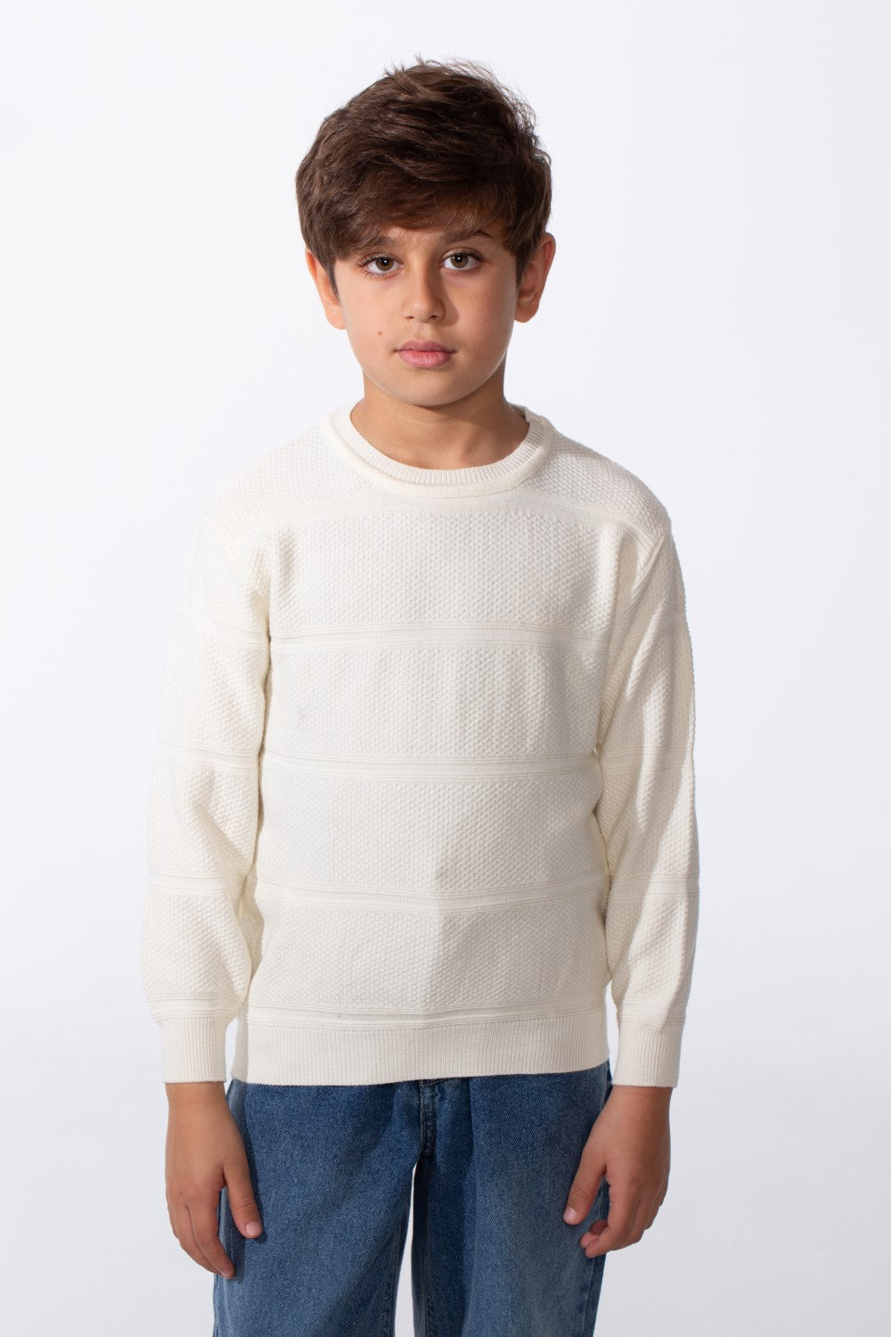 Boy's Soft Knit Everyday Slim Fit Sweater Pullover