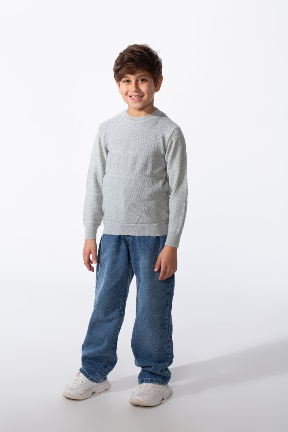 Boy's Soft Knit Everyday Slim Fit Sweater Pullover