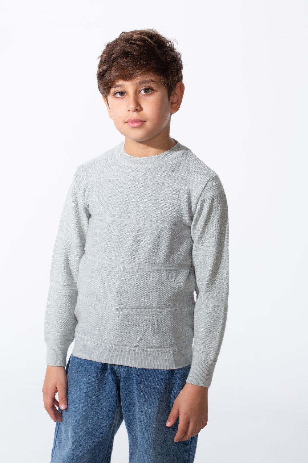 Boy's Soft Knit Everyday Slim Fit Sweater Pullover