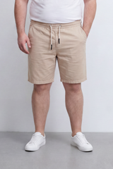 Men's Tomato Store Big Size Bermuda Shorts Adjustable Drawstring Waist Clean Tailored Design