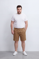 Men's Tomato Store Big Size Bermuda Shorts Adjustable Drawstring Waist Clean Tailored Design