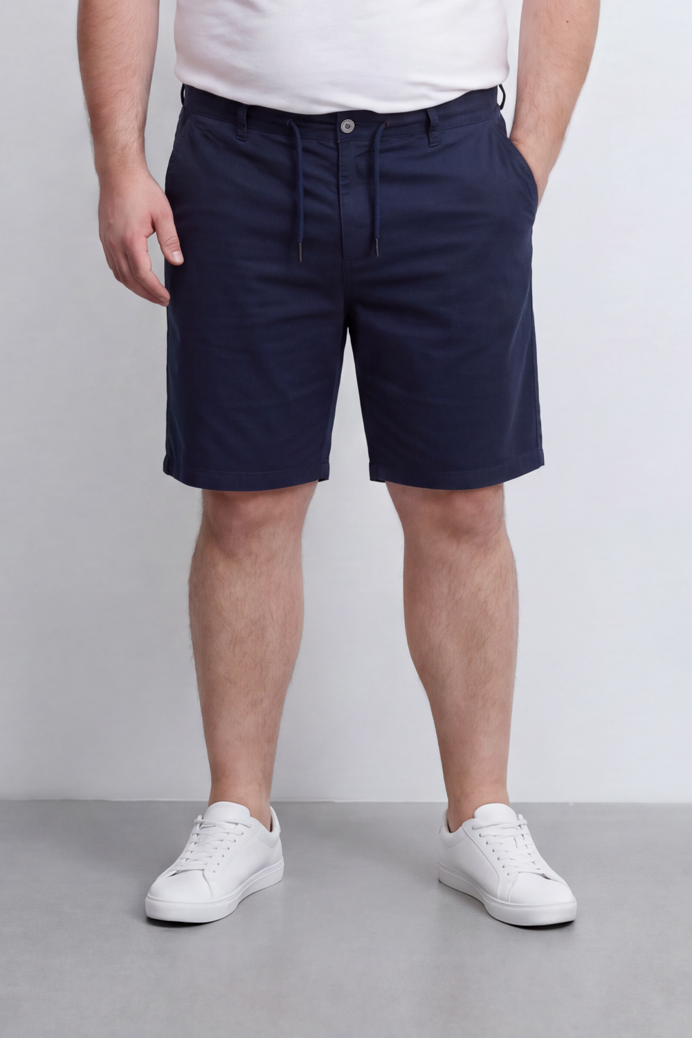 Men's Tomato Store Big Size Bermuda Shorts Adjustable Drawstring Waist Clean Tailored Design