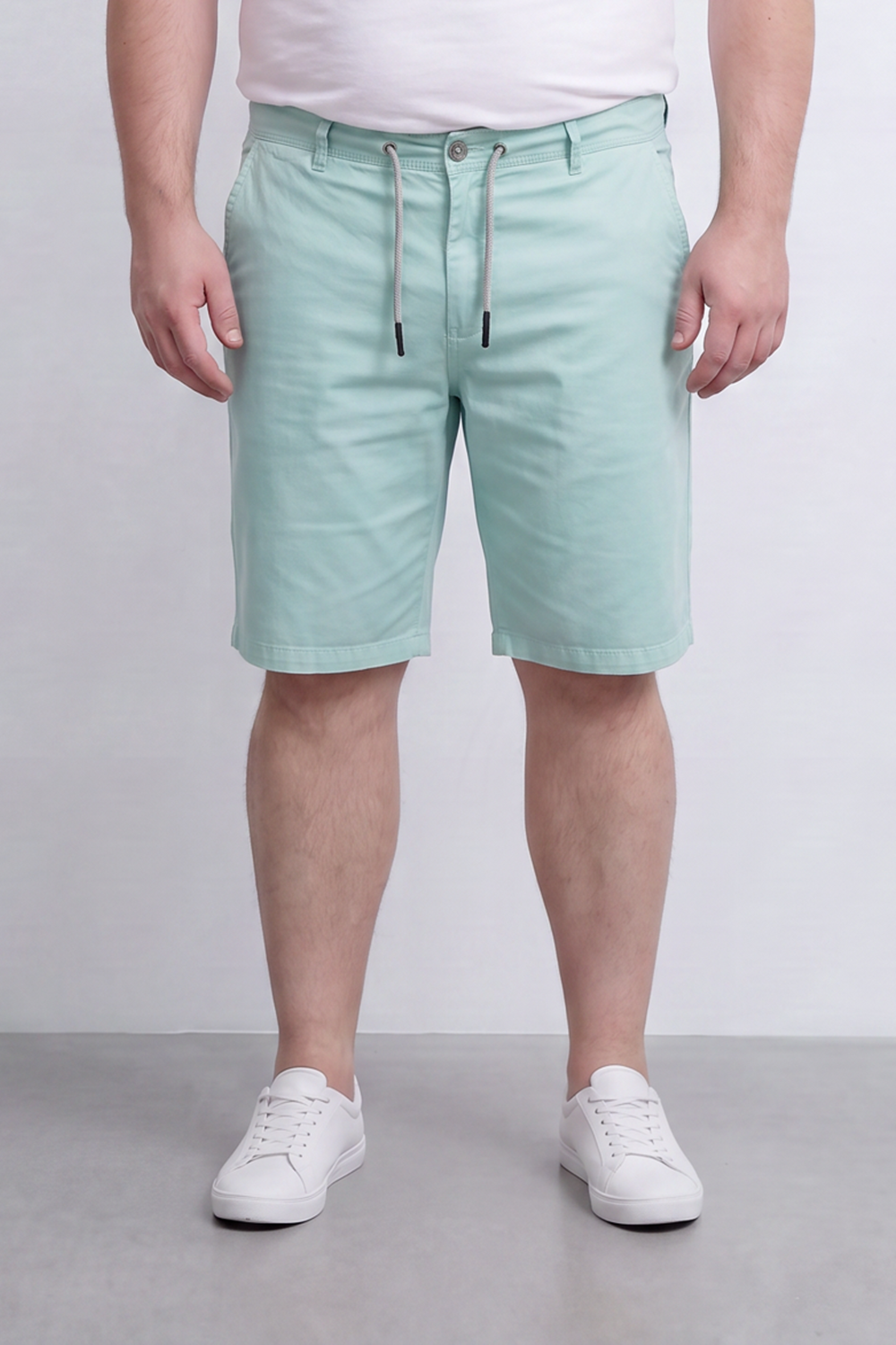 Men's Tomato Store Big Size Bermuda Shorts Adjustable Drawstring Waist Clean Tailored Design