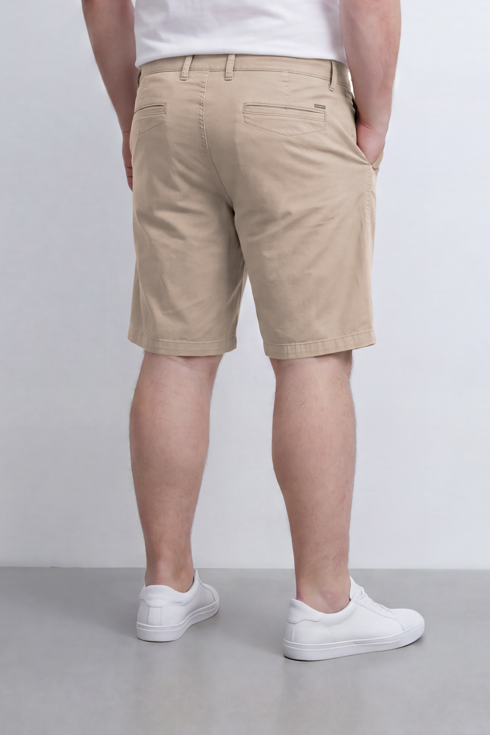 Men's Tomato Store Big Size Bermuda Shorts Adjustable Drawstring Waist Clean Tailored Design