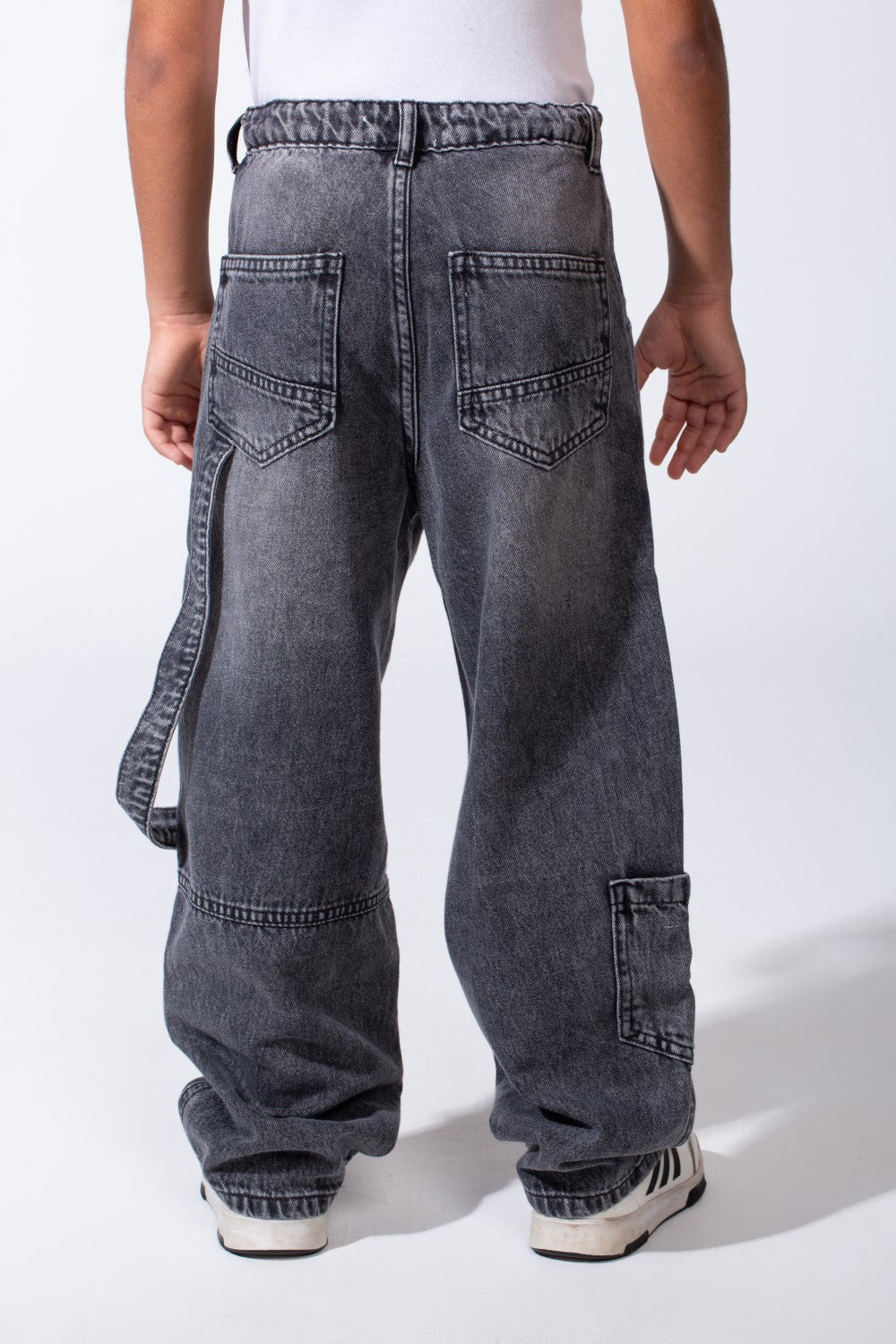 Boy’s Slouchy Boyfriend Clean Cut Jeans Denim Casual Pants