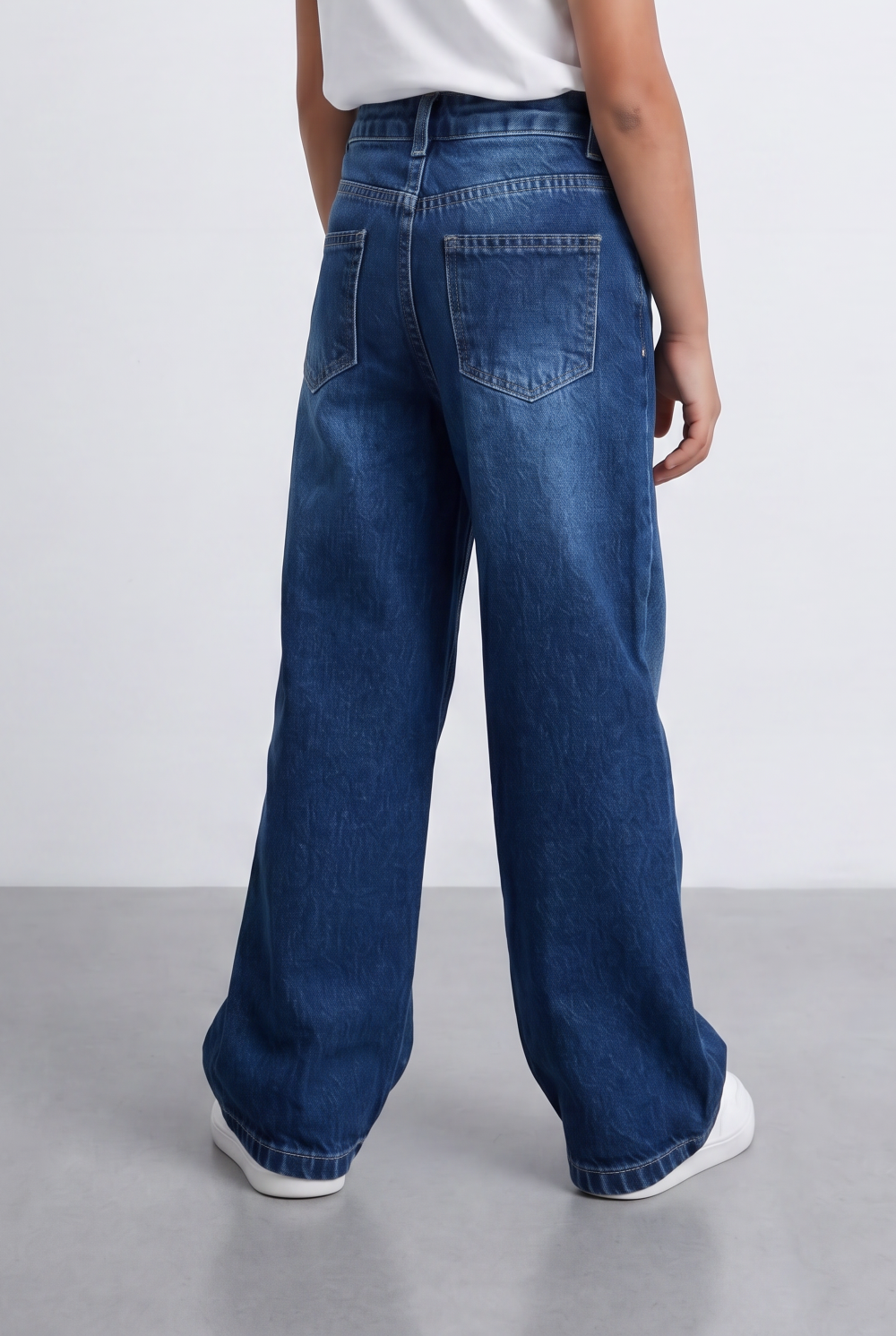 Girl's Tomato Store Wide Leg Denim Jeans Casual Everyday Pants