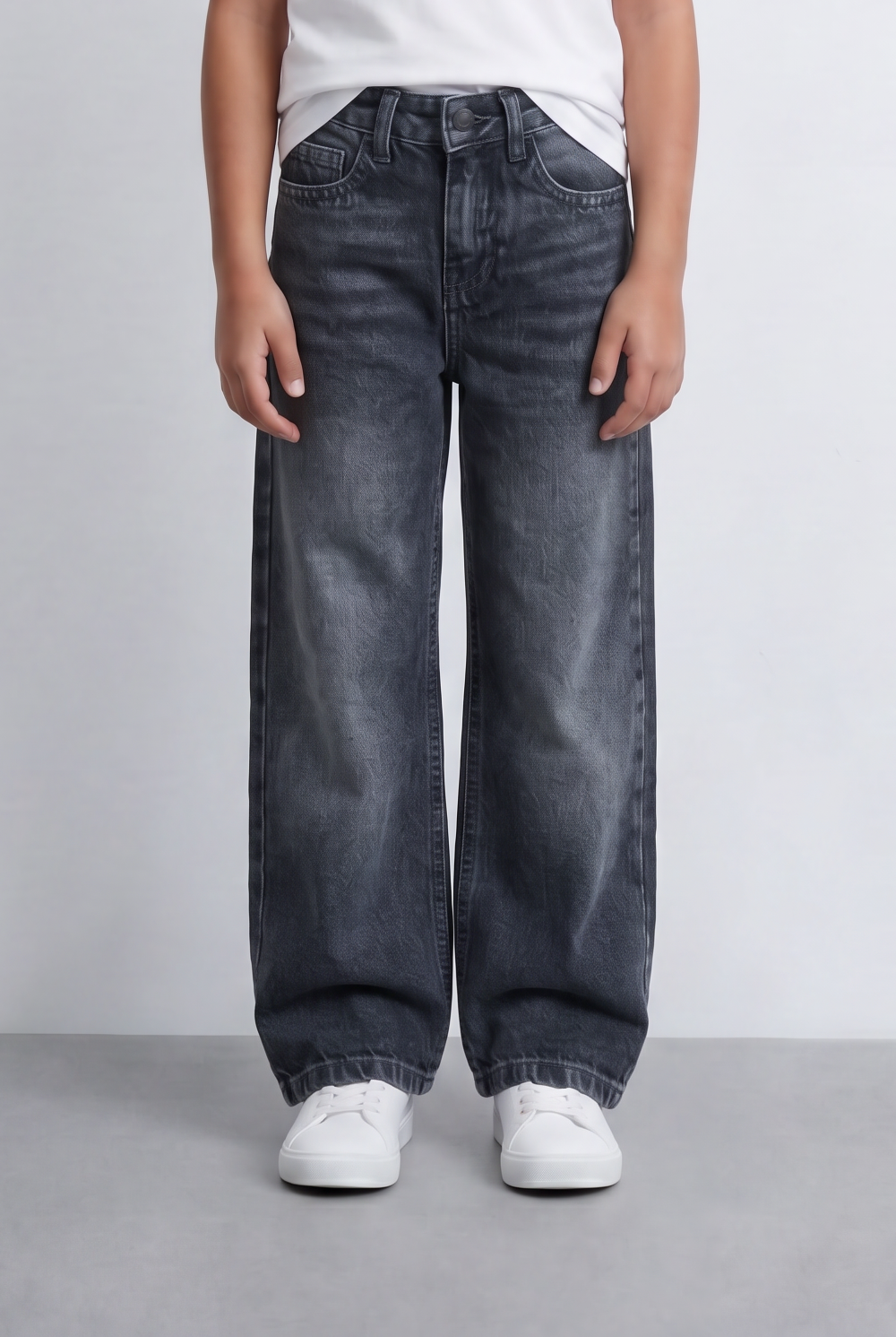 Girl's Tomato Store Wide Leg Denim Jeans Casual Everyday Pants