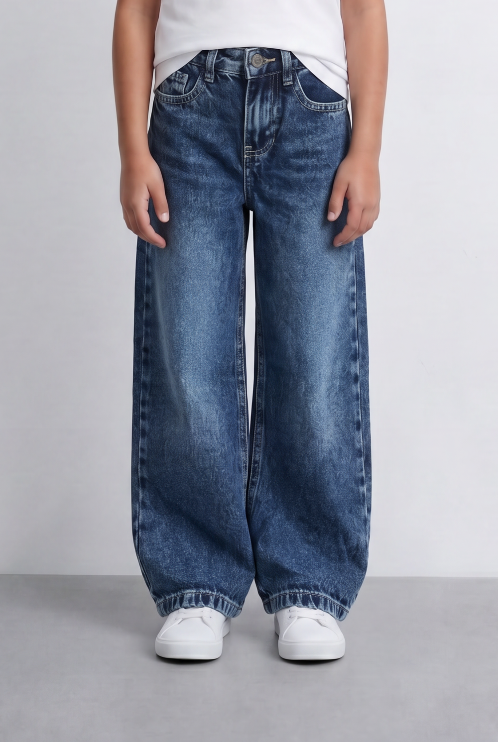 Girl's Tomato Store Wide Leg Denim Jeans Casual Everyday Pants