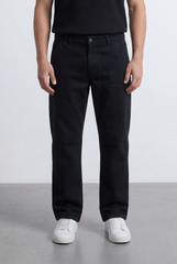 Men’s Tomato Store Straight Chino Pants Flat Front Button Closure Gabardine