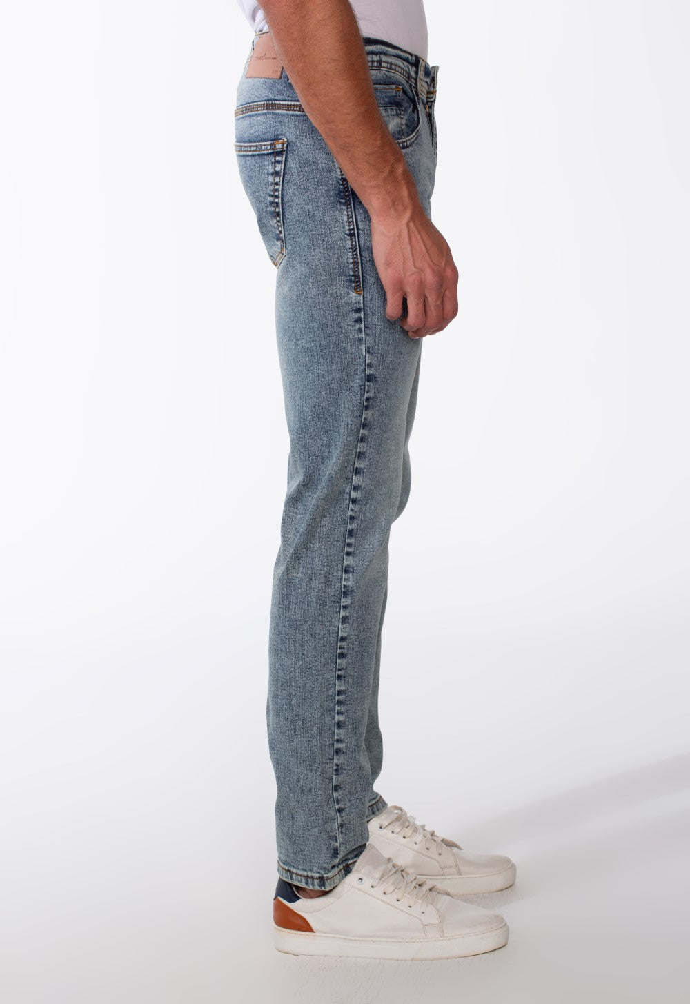 Men's Regular Fit Jeans Used Pants With Pockets