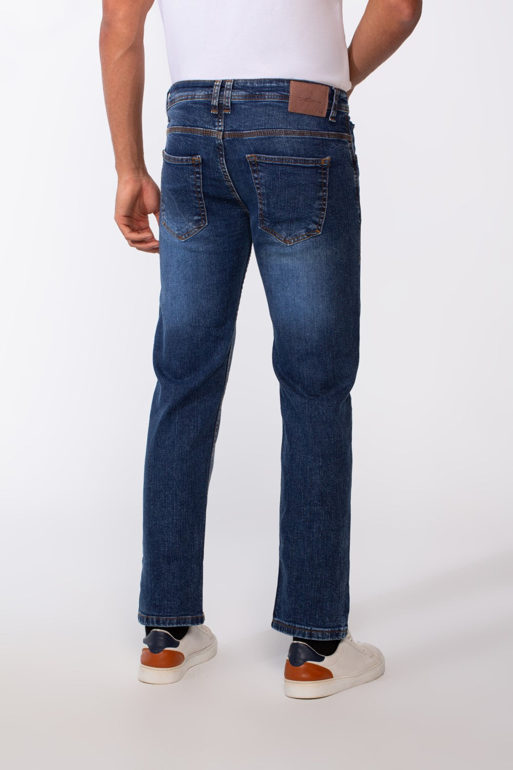 Men's Regular Fit Jeans Used Pants With Pockets