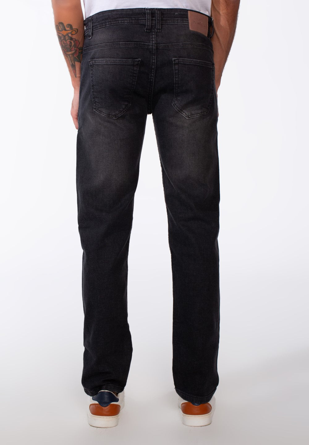 Men's Regular Fit Jeans Used Pants With Pockets