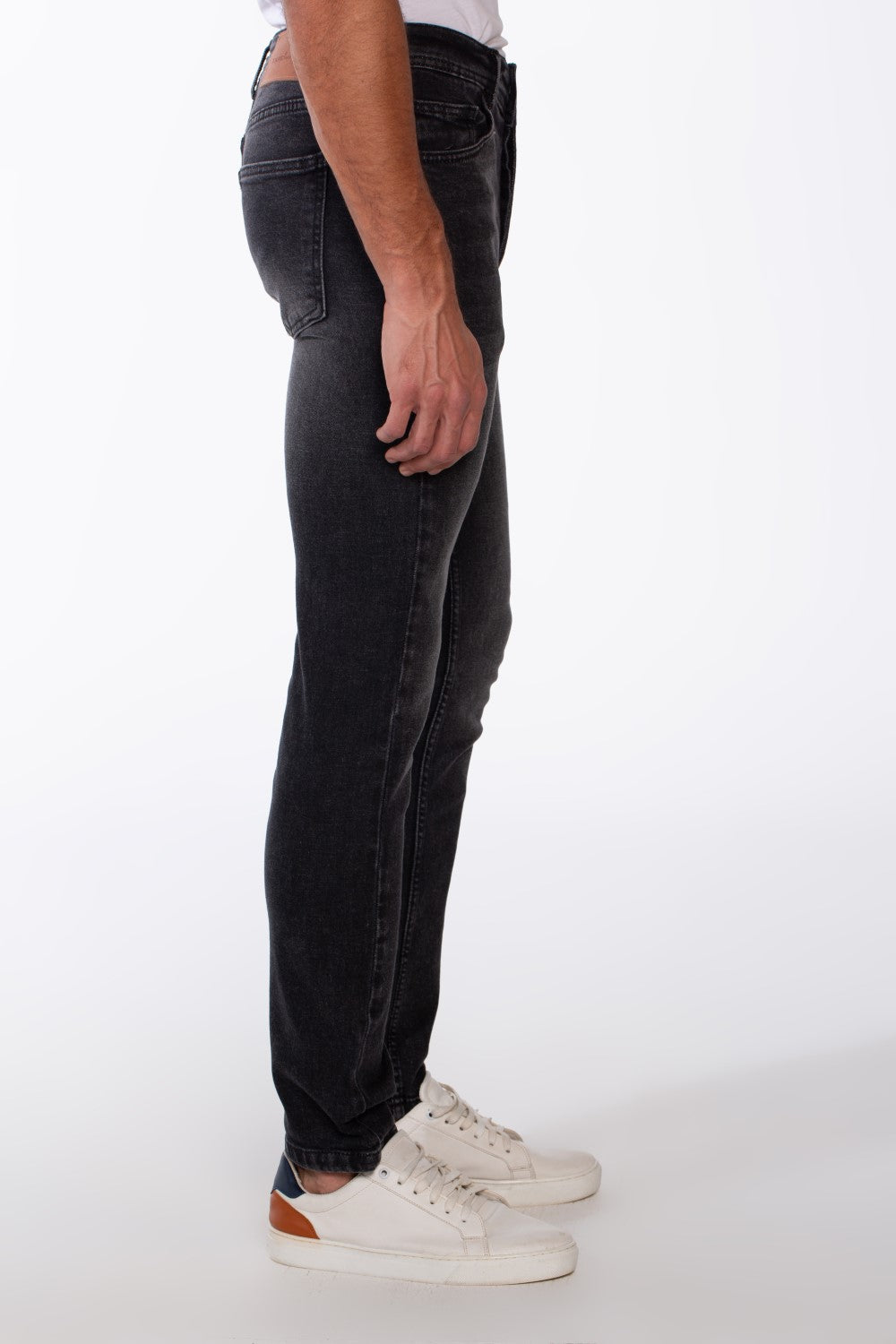 Men's Vintage Look Slim Fit Basic Jeans Pants