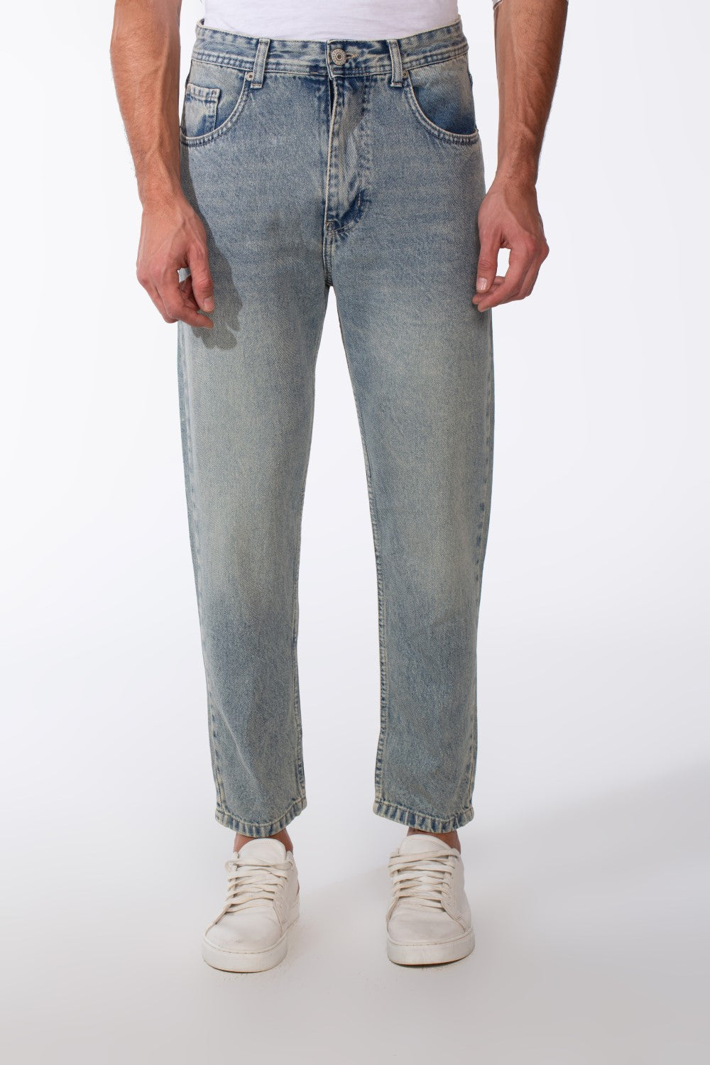 Men's Boyfriend Tomato Jeans Pants With Pockets