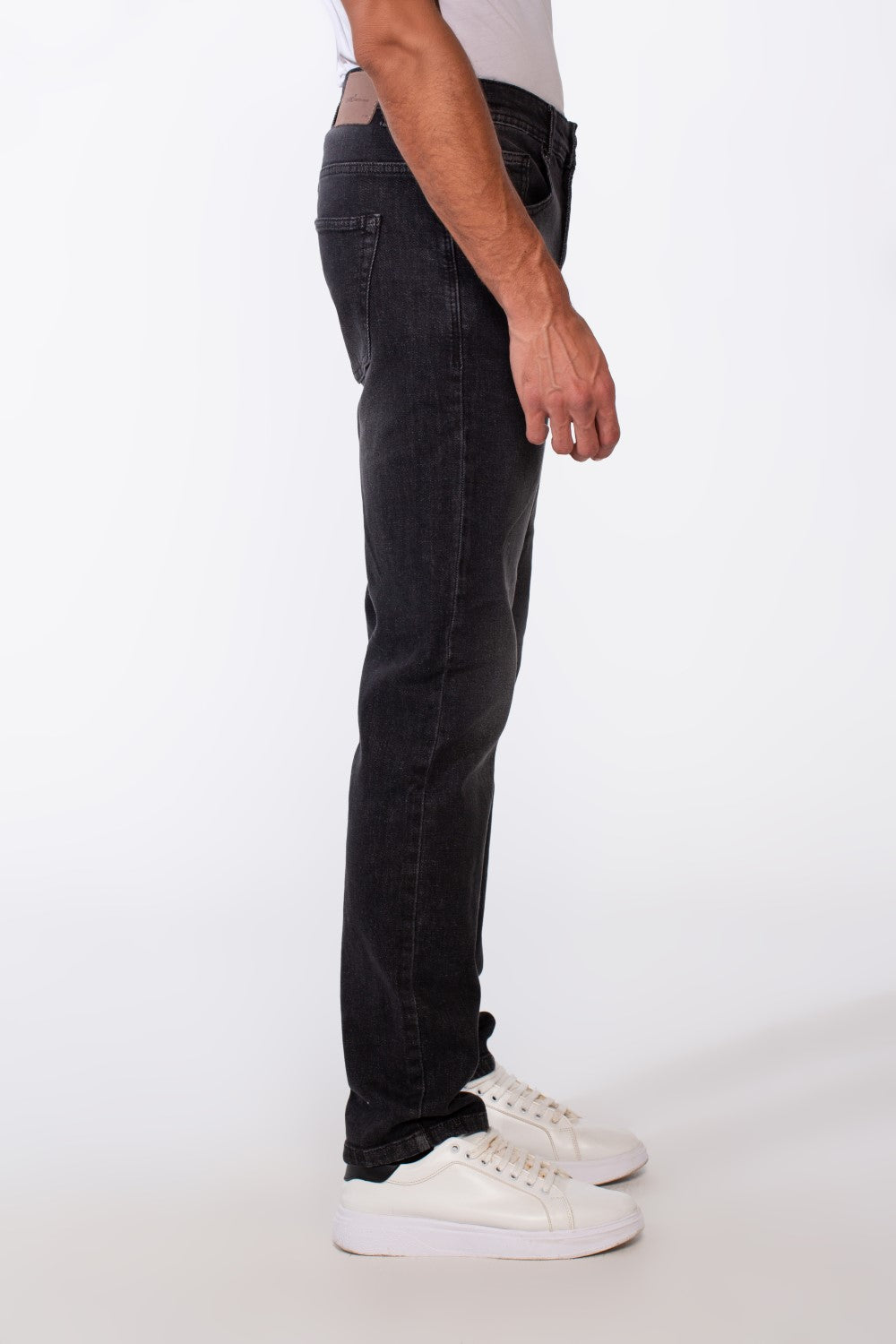 Men's Vintage Effect Regular Fit Jeans Pants