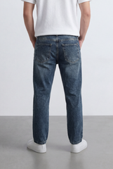 Men’s Tomato Store Relaxed Boyfriend Denim Mid Rise Waist Classic Five Pocket Pants