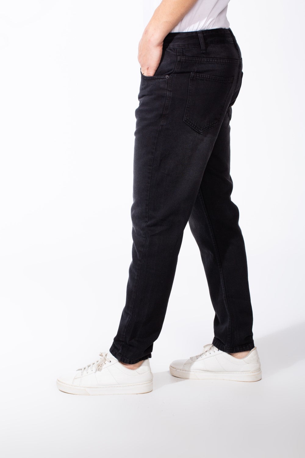 Men's Acid Wash Five Pockets Boyfriend Fit Denim Jeans Pants