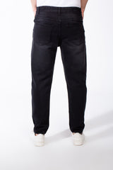 Men's Acid Wash Five Pockets Boyfriend Fit Denim Jeans Pants