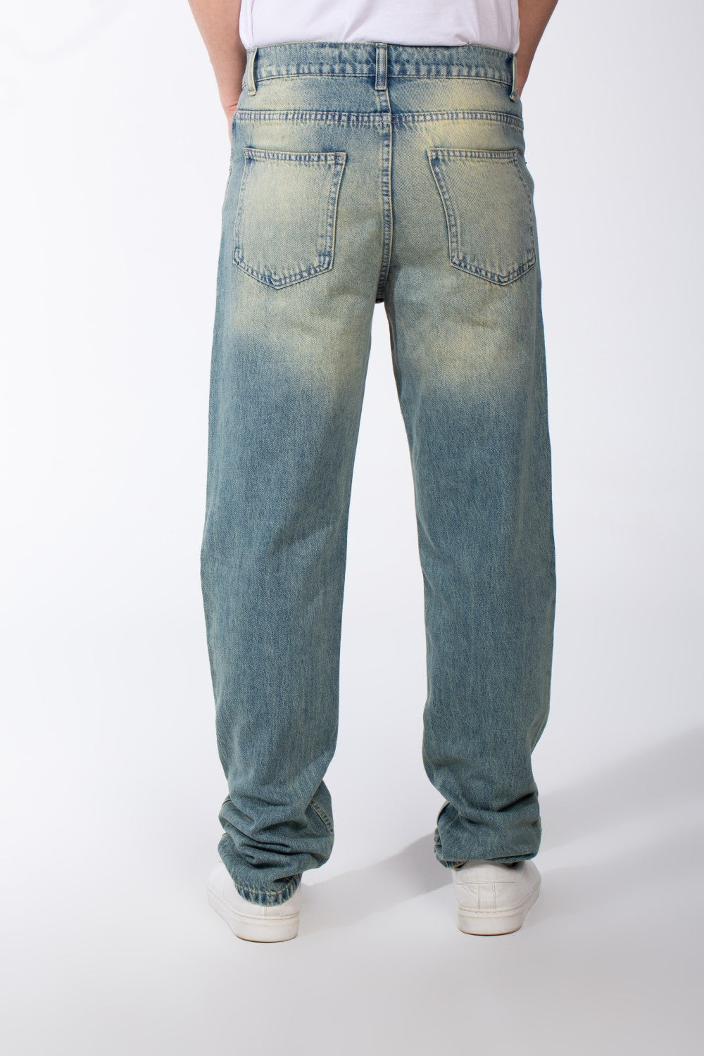 Men's Denim Straight Fit Practical Jeans Fabric Perfect For Daily Wear Pants