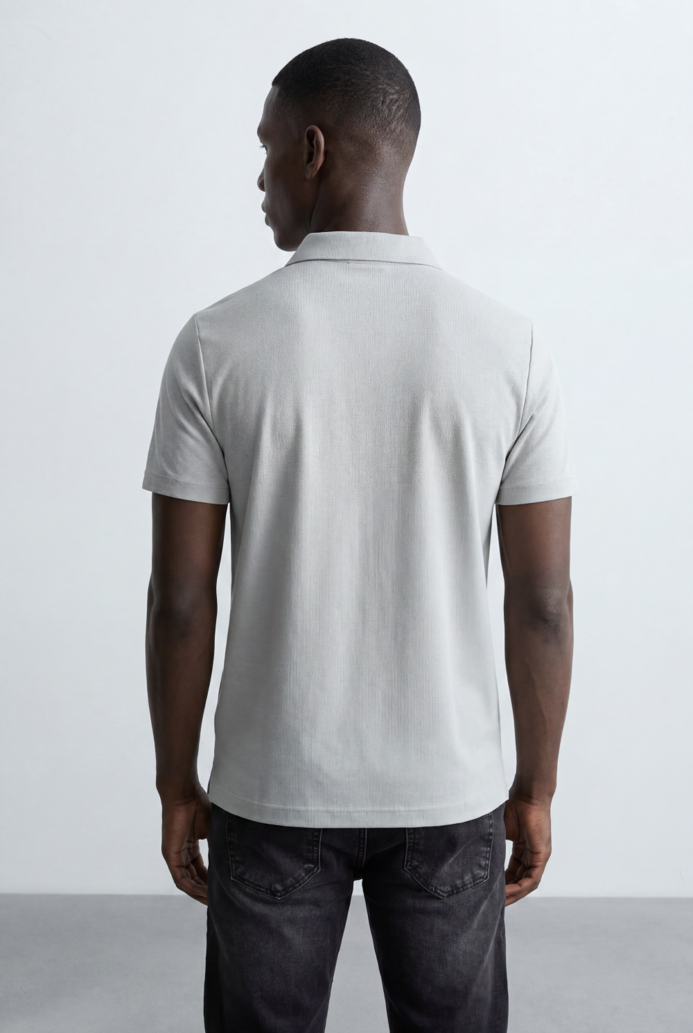 Men’s Tomato Store Essential Pique Polo Clean Solid Design Structured Collar T-Shirt