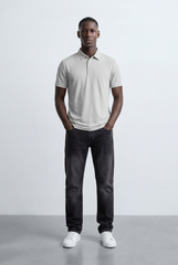 Men’s Tomato Store Essential Pique Polo Clean Solid Design Structured Collar T-Shirt