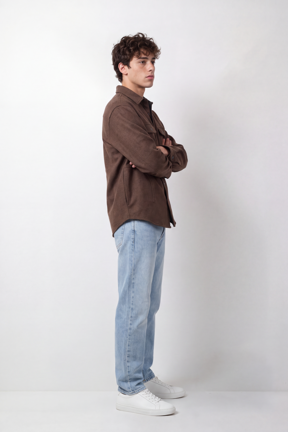 Men's Tomato Store Oversize Gokh Jacket Dual Flap Chest Pockets Snap Button