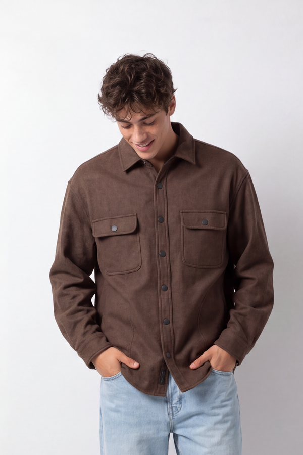 Men's Tomato Store Oversize Gokh Jacket Dual Flap Chest Pockets Snap Button