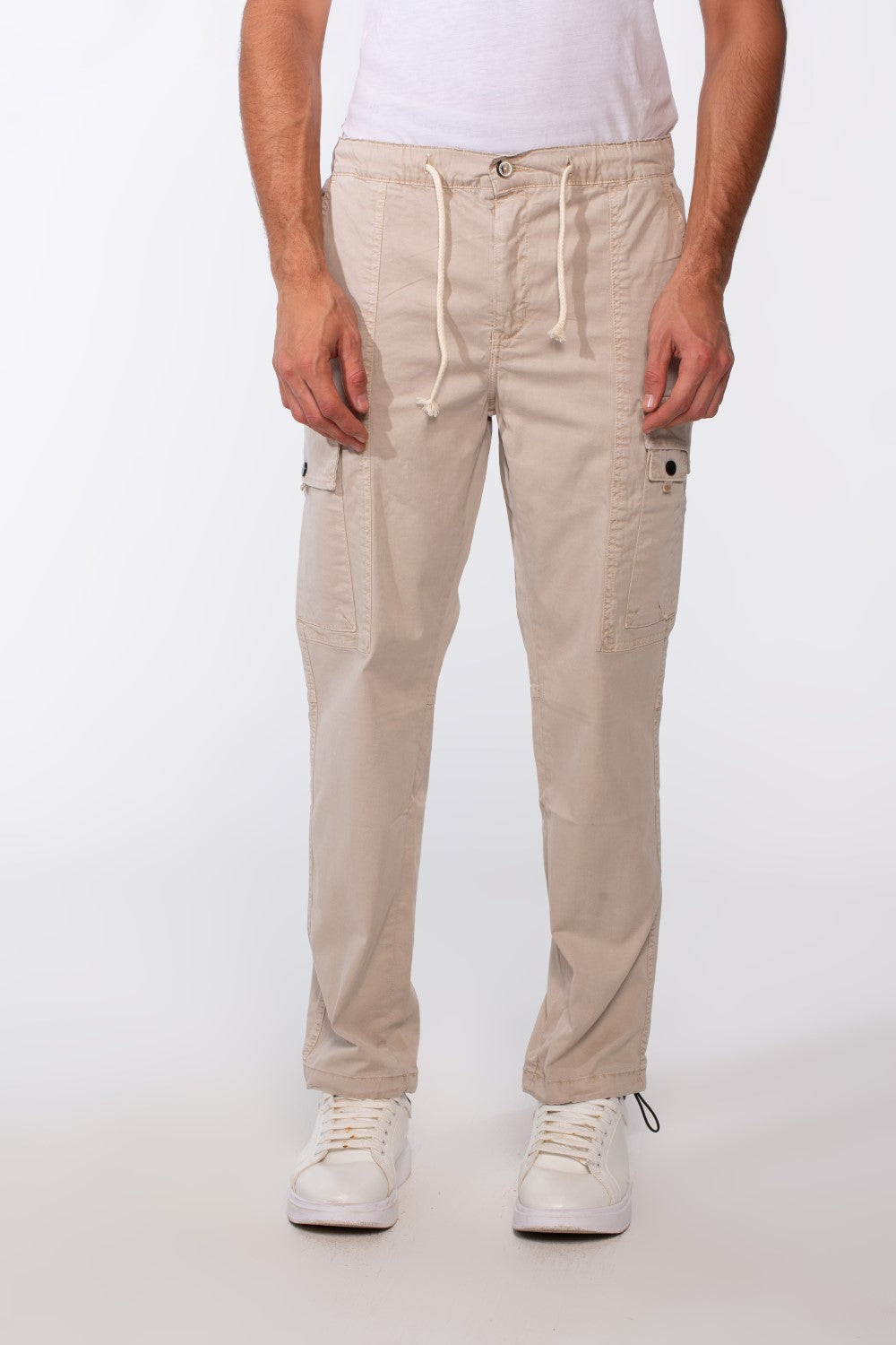 Men's Cargo Gabardine Sherwal Style Pants