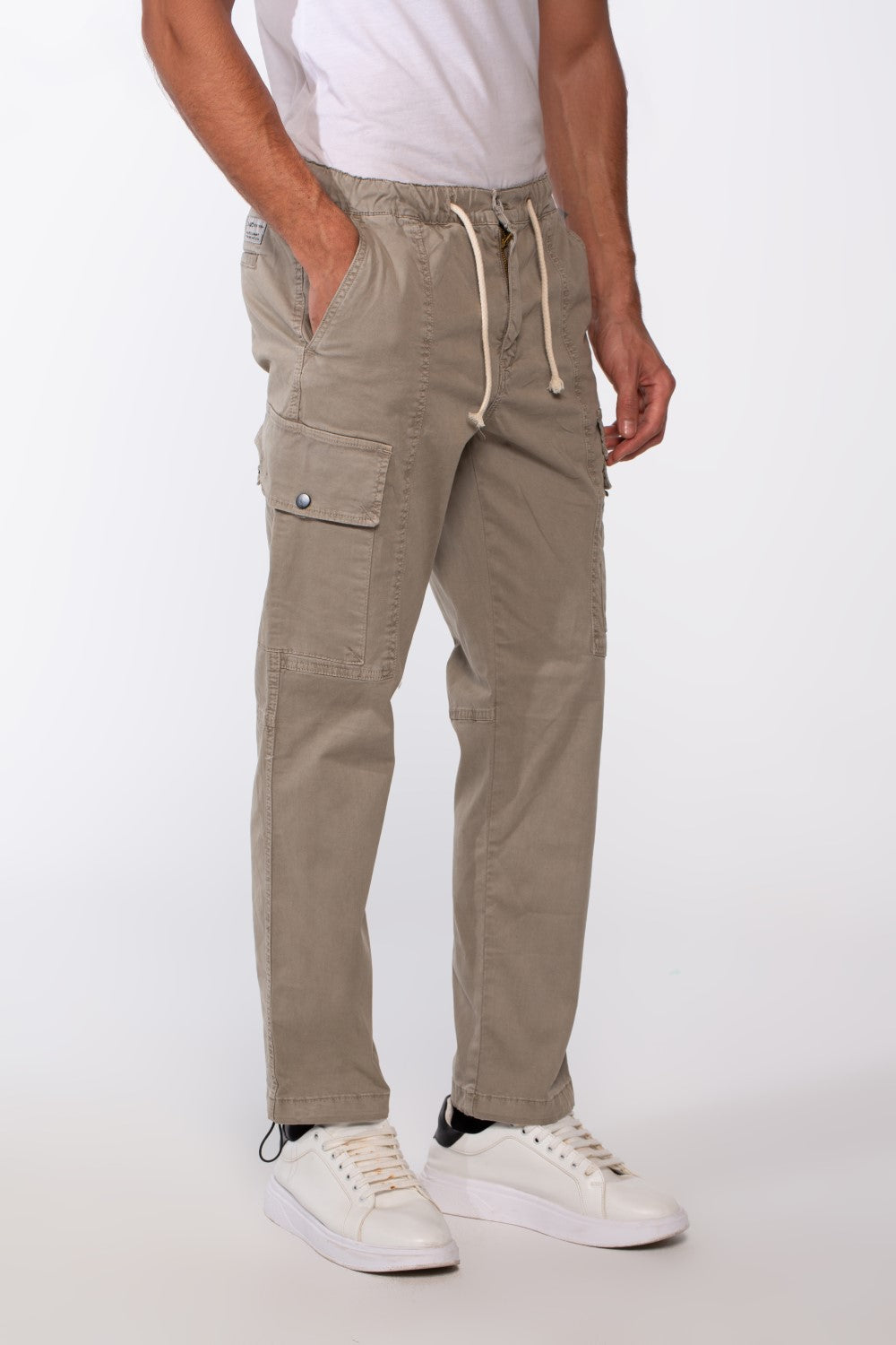 Men's Cargo Gabardine Sherwal Style Pants