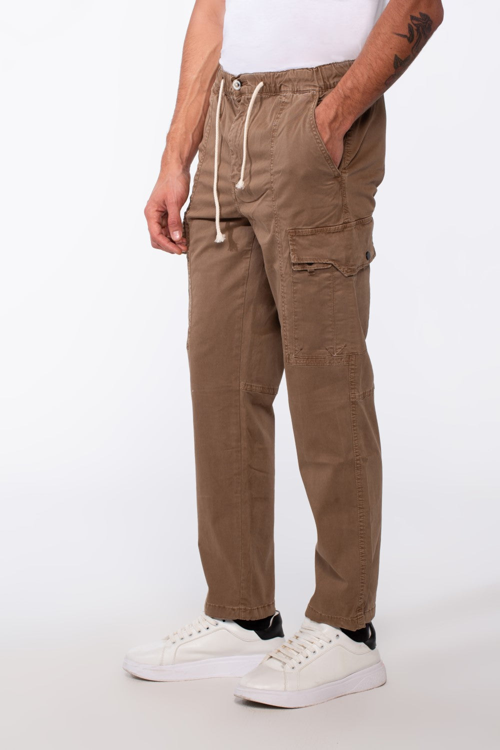 Men's Cargo Gabardine Sherwal Style Pants