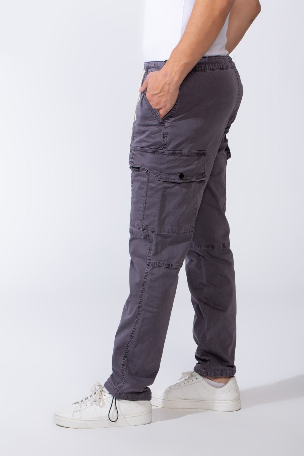 Men's Cargo Gabardine Sherwal Style Pants