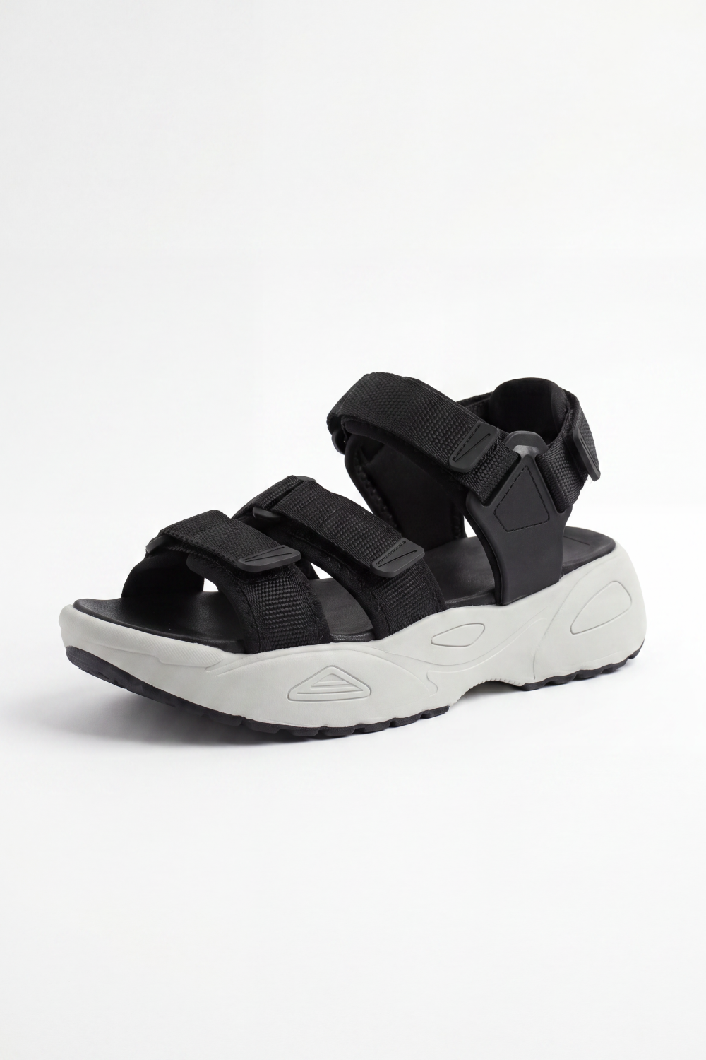 Men’s Tomato Store Trail Strap Duck Sandals Chunky Molded Sole With Deep Grip Texture Adjustable Multi Strap Design Open Toe