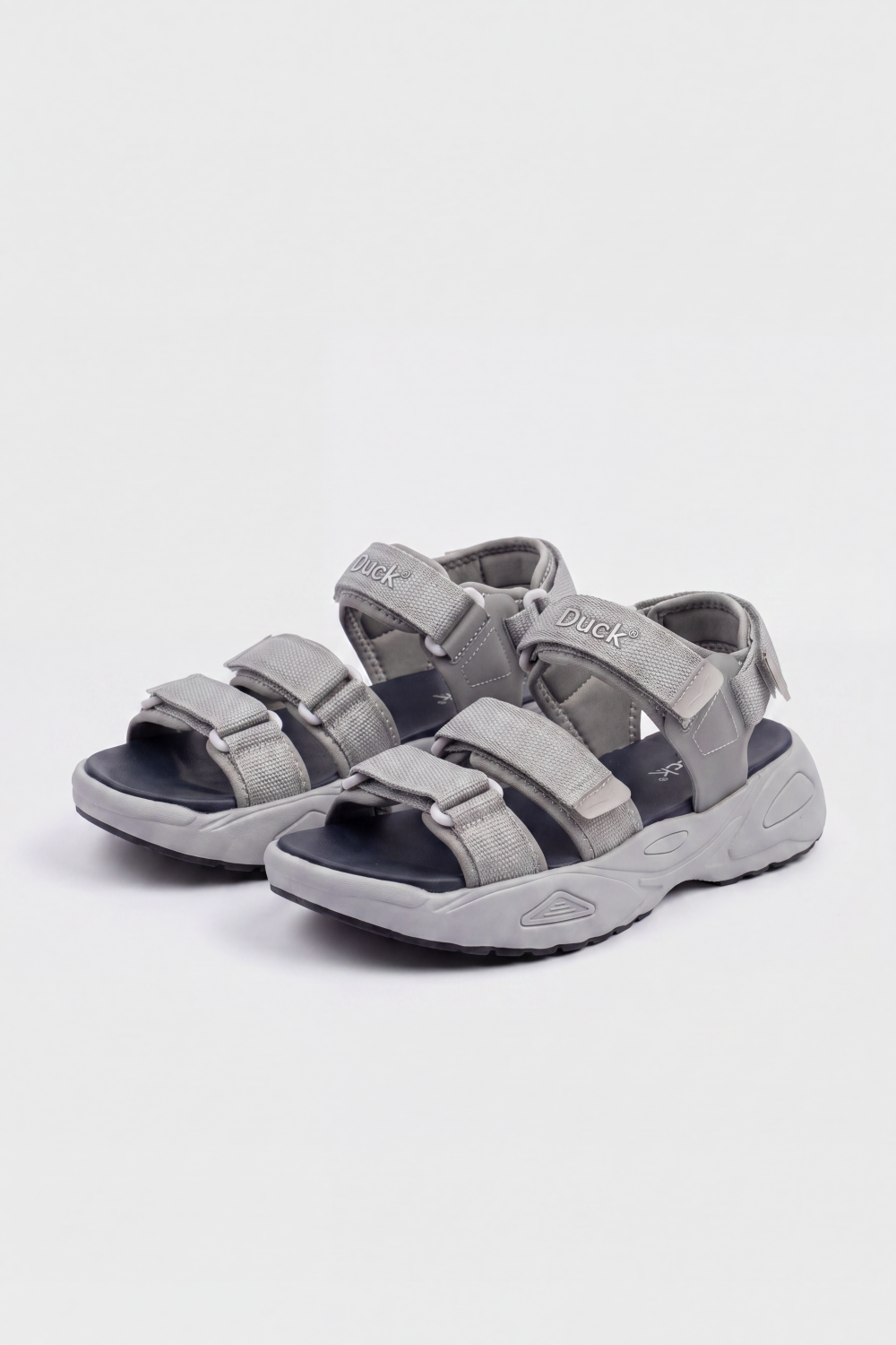 Men’s Tomato Store Trail Strap Duck Sandals Chunky Molded Sole With Deep Grip Texture Adjustable Multi Strap Design Open Toe