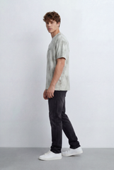 Men’s Tomato Store Soft Cloud Wash With Subtle Tie Dye T-Shirt With Minimal Chest Print