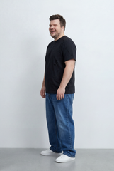 Men’s Tomato Store Big Size Distressed T-Shirt Intentional Ripped Details