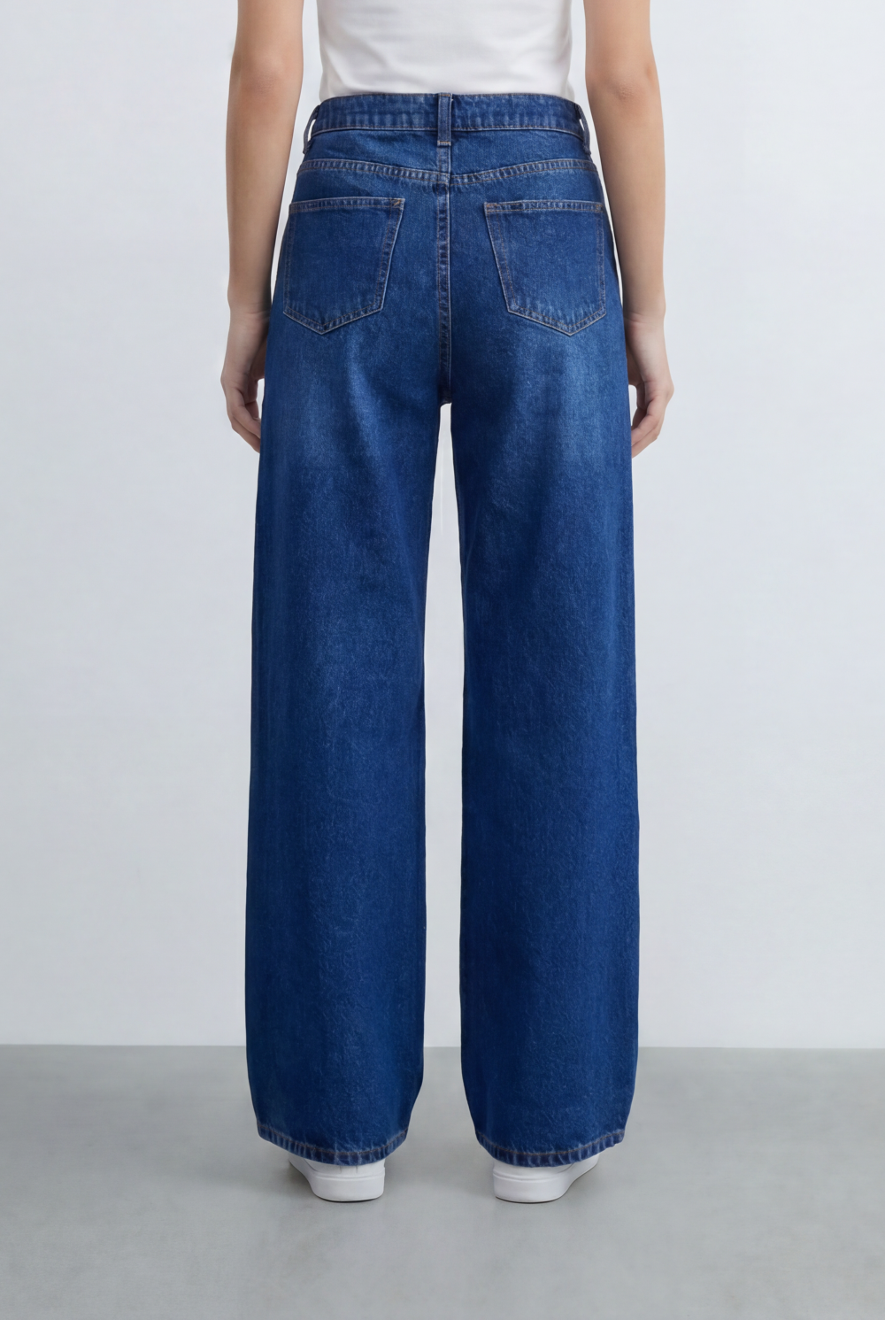 Women’s Tomato Store Soft Washed Finish Wide Leg Denim Pants