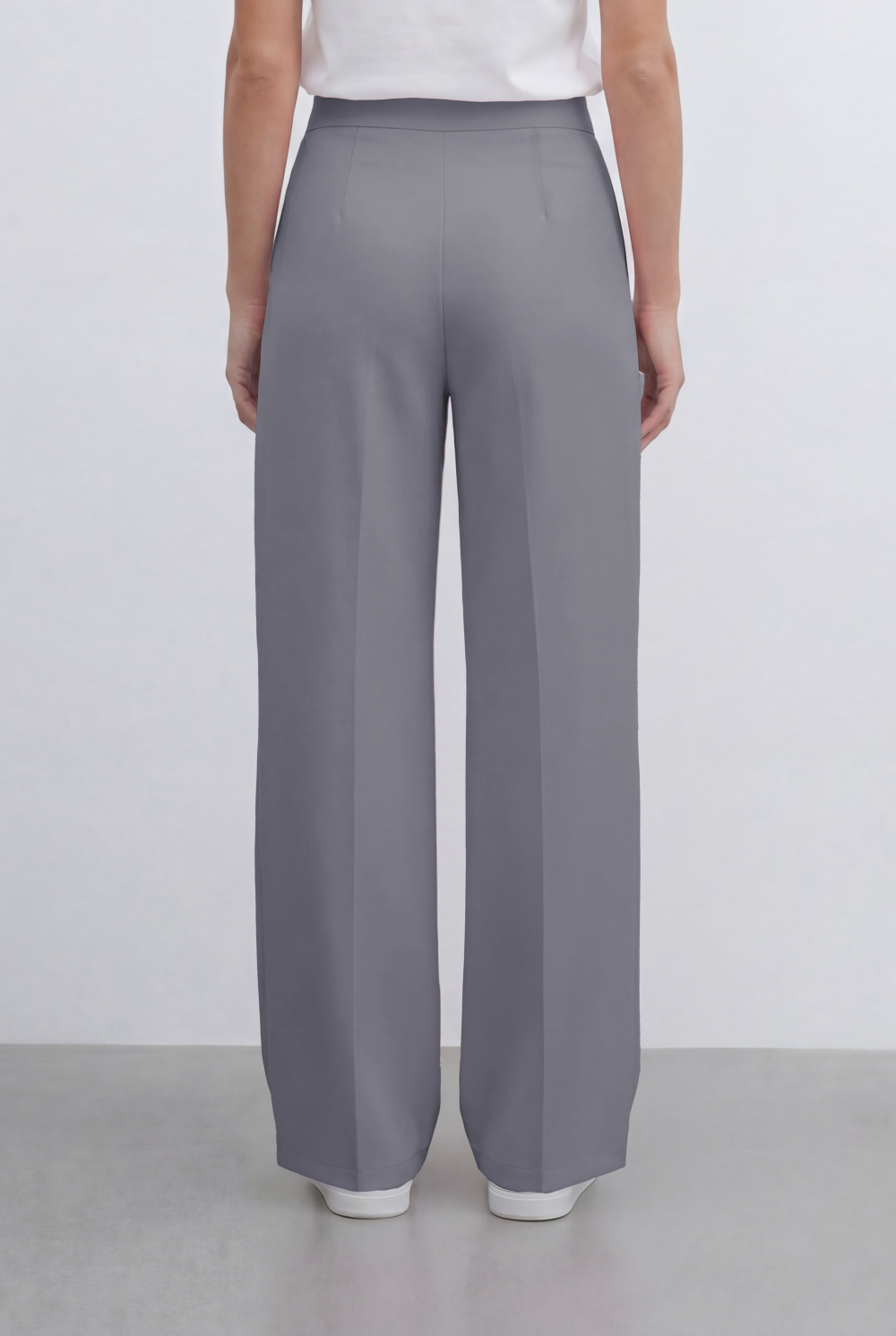 Women’s Tomato Store Tailored Basic Pants With Front Pleat Details Flowing Silhouette