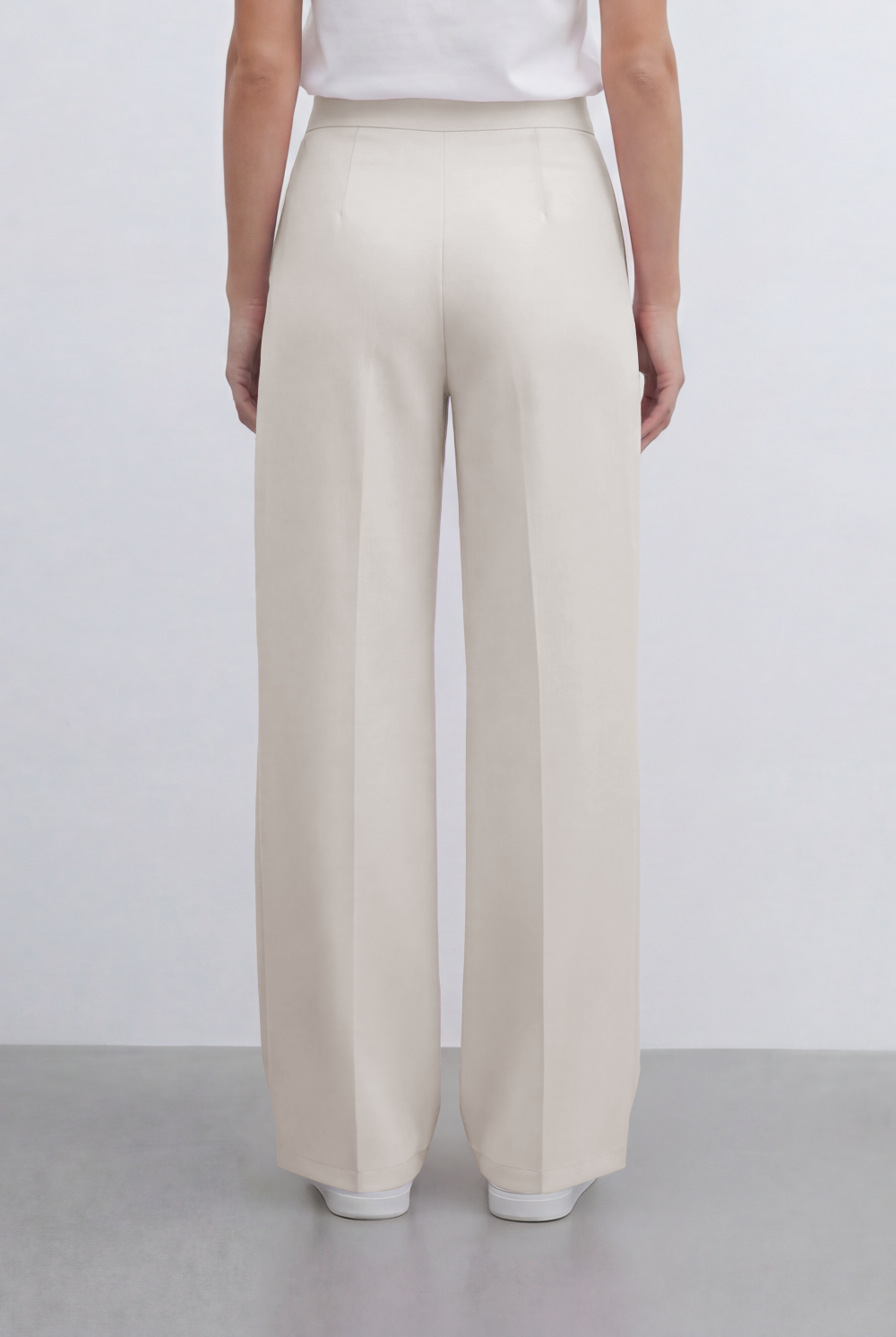 Women’s Tomato Store Tailored Basic Pants With Front Pleat Details Flowing Silhouette