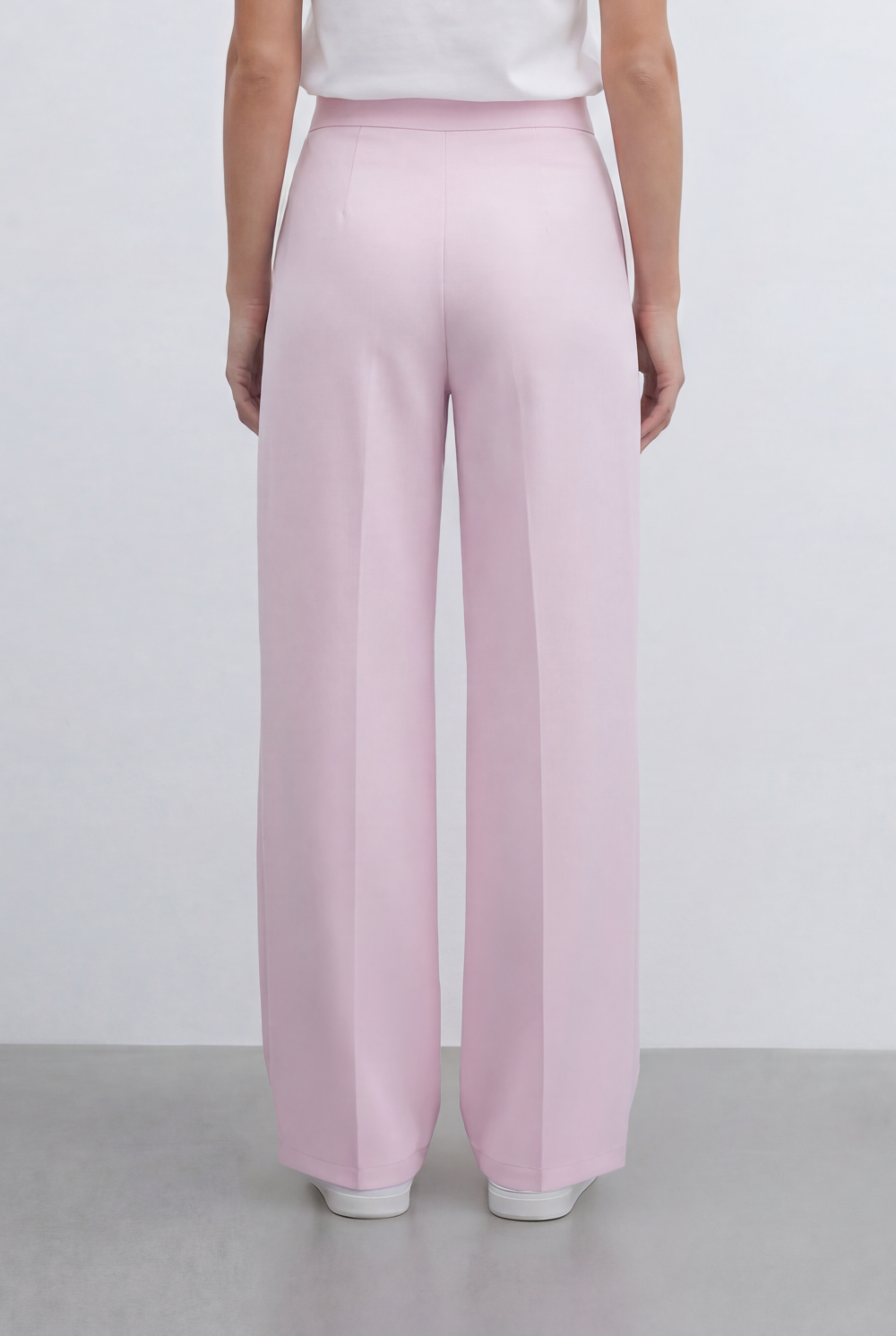 Women’s Tomato Store Tailored Basic Pants With Front Pleat Details Flowing Silhouette