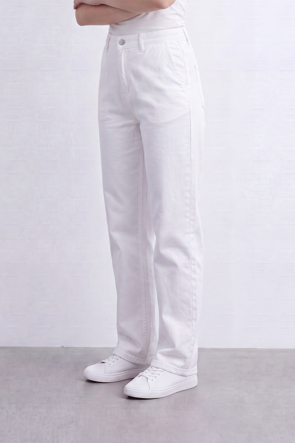 Women’s Tomato Store Heather Flow Pants Melange Soft Texture Elastic Waist Side Pockets Full Wide Leg Shape
