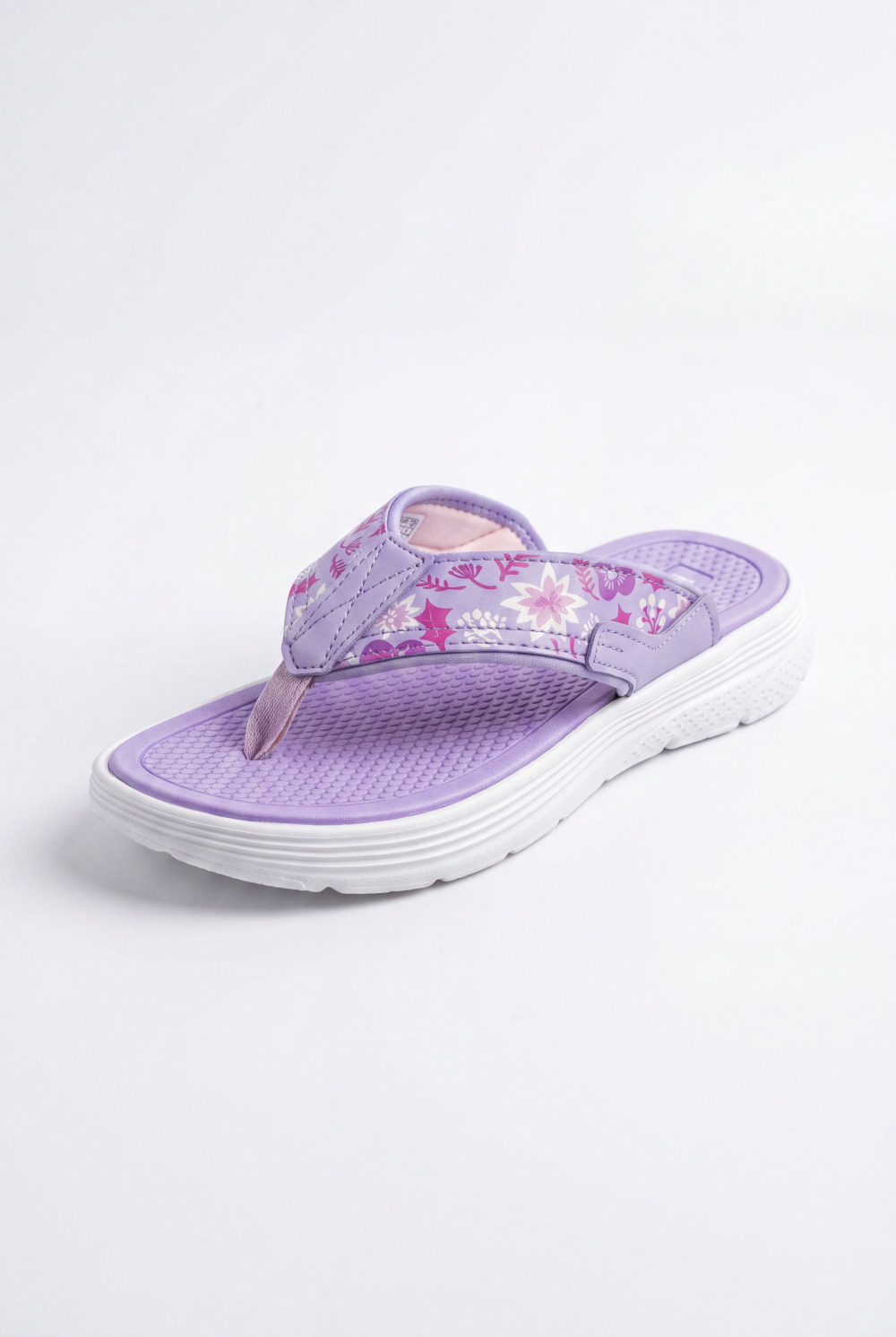 Women’s Duck Tomato Store Flip Flops Floral Printed Strap Cushioned Footbed Slipper