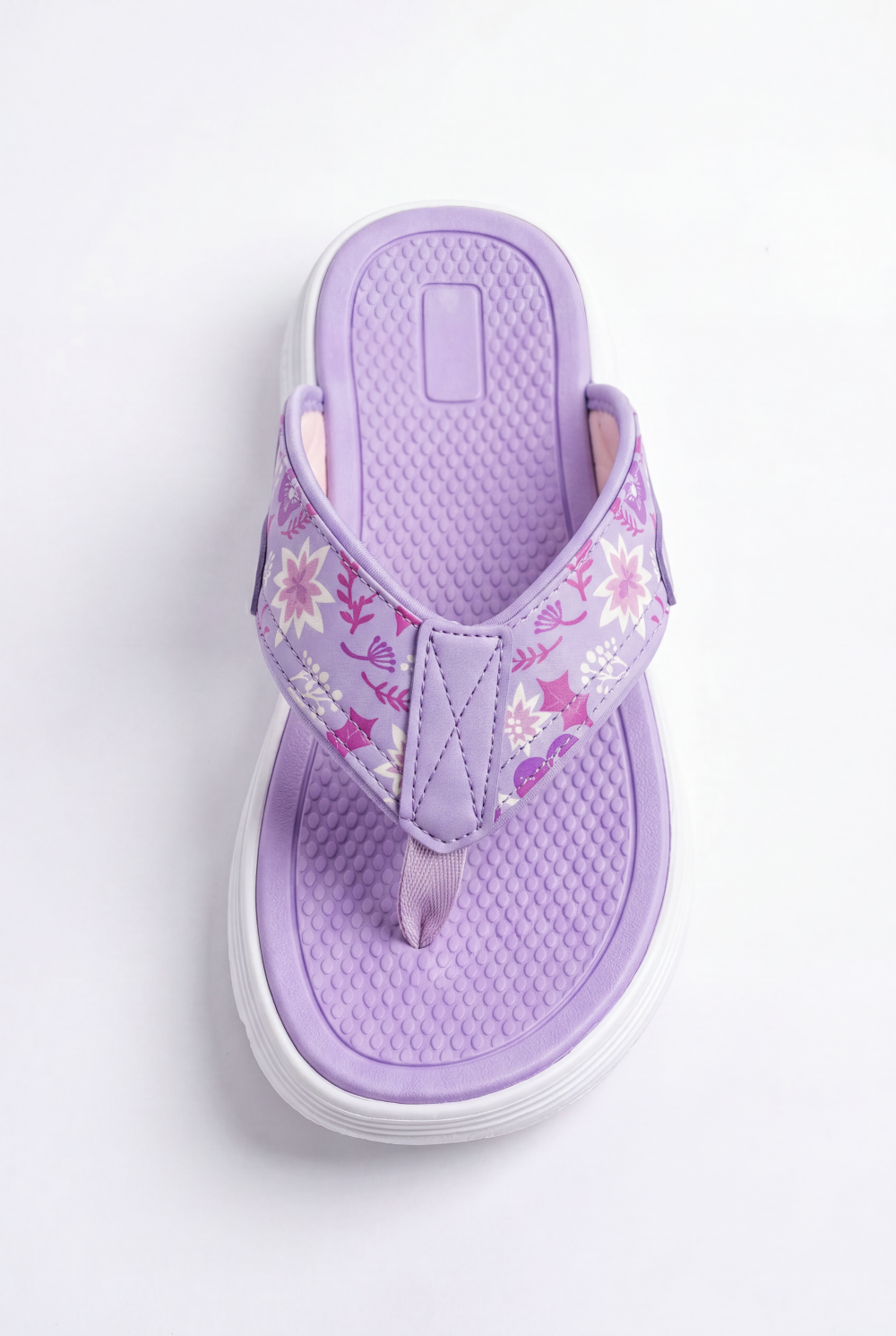Women’s Duck Tomato Store Flip Flops Floral Printed Strap Cushioned Footbed Slipper