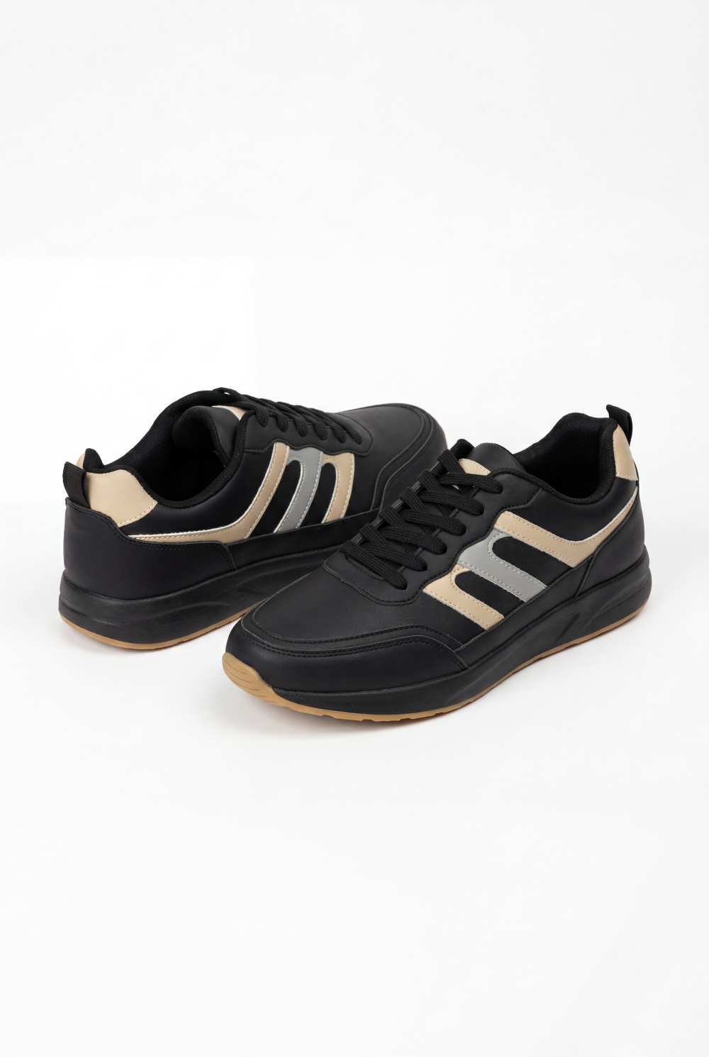 Men’s Multi Texture Sneaker Multi Layered Upper Padded Mesh Interior Classic Lace-Up System Precise fit Side Panels Accented Shoes