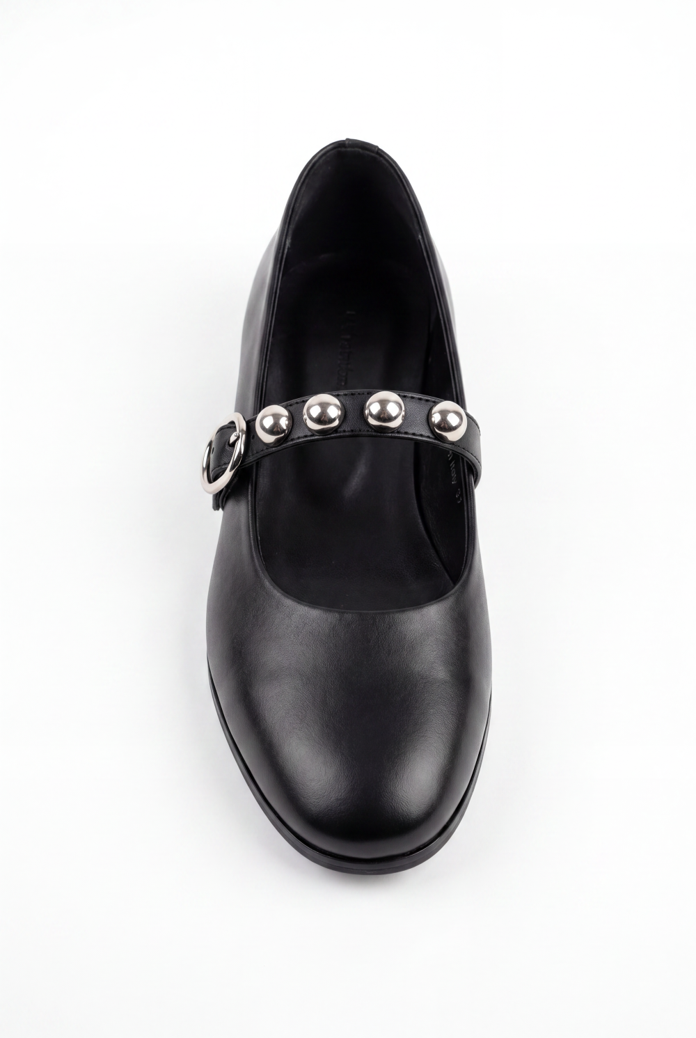 Women’s Tomato Store Mary Jane Ballet Flats Shoes Studded Strap Detail Adjustable Buckle Closure