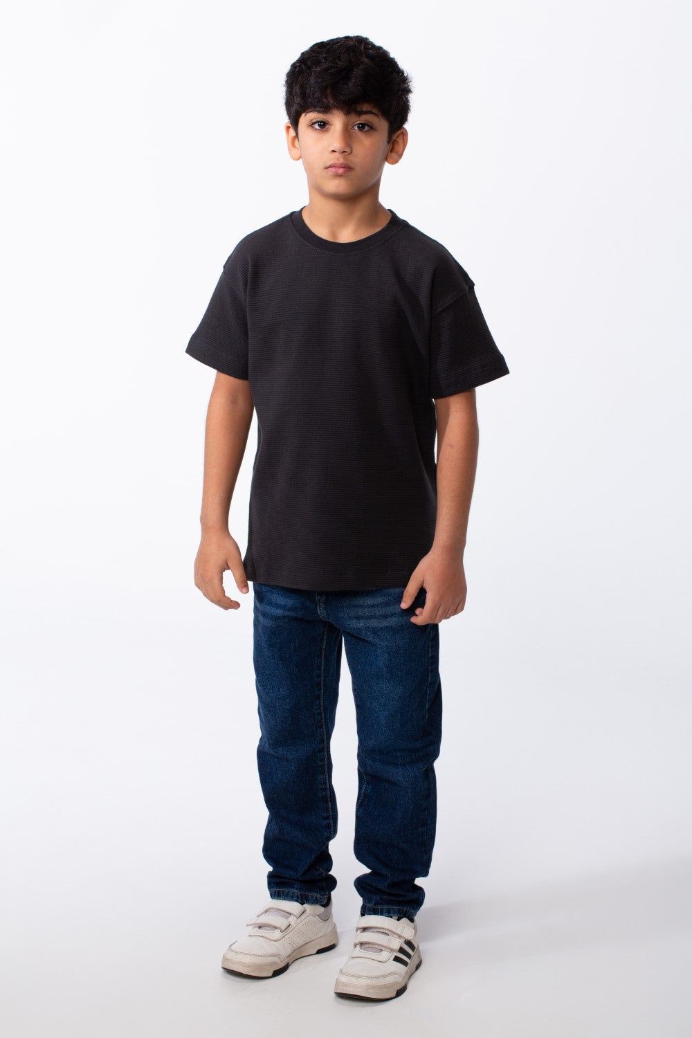 Boy's Short Sleeves Crew Neck Breathable Fabric Oversize Tomato Store Comfort Fit Basic T-Shirt